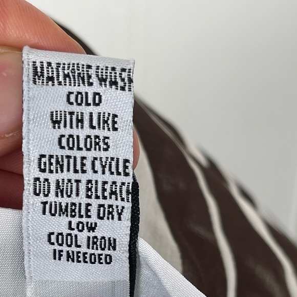 CZ Coverups striped palm Leaf Pattern Swimsuit Coverup - Picture 11 of 16